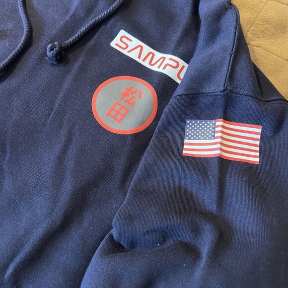 Dan Matsuda Sample Oni Graphic Skull Pullover Hoodie Japanese Astronaut Size M - Picture 3 of 7